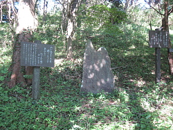 公園内の句碑の一部