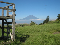 見晴台近くからの富士山