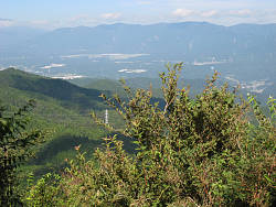 山頂手前からの眺め