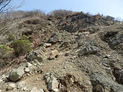 岩場