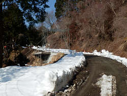 2週間前の除雪跡