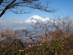 途中からの富士山