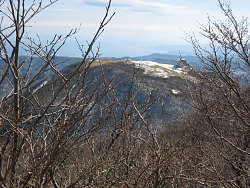 神山から見える駒ヶ岳