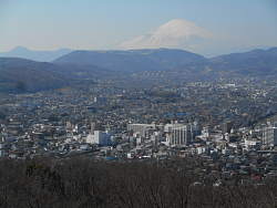 展望台からの富士山