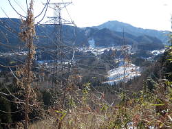 最初の鉄塔から振り返る