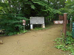 山頂を南から