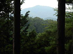 初めて陣馬山を確認出来た