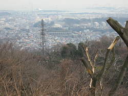 山頂から東方面