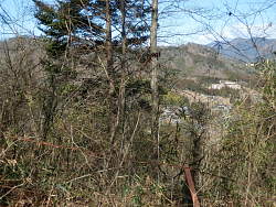 能岳・八重山が見える