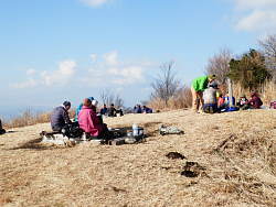 山頂から富士山方面
