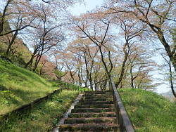 登り始めの階段