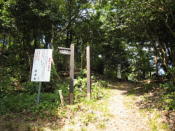 山頂の下・右−女郎谷・左−千貫井