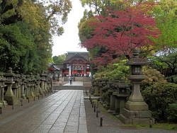 南総門までの風景