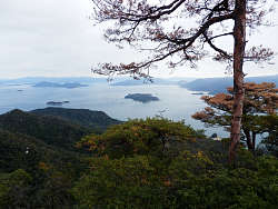 獅子岩展望台からの瀬戸内海