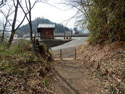出口から駐車場